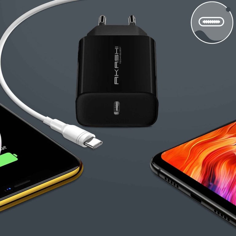 Akashi Chargeur secteur intelligent USB C - vue 6