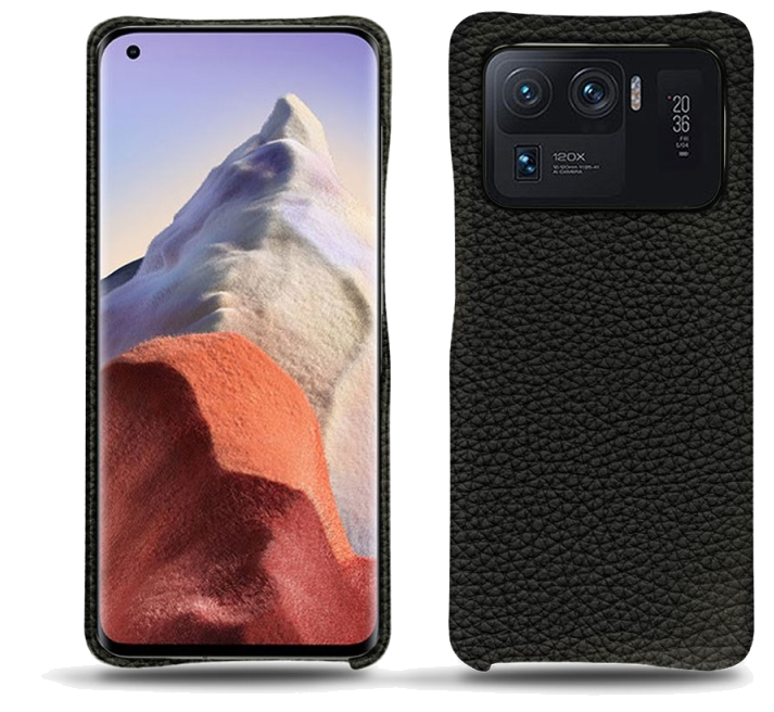 Coque cuir Xiaomi Mi 11 Ultra - Coque arrièreNoir