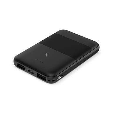 Batterie Externe Noire Compacte 5000mAh Ksix
