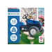 Tracteur à pédales FALK New Holland T8 Volant directionnel, remorque, siège réglable Bleu et noir Fabriqué en France