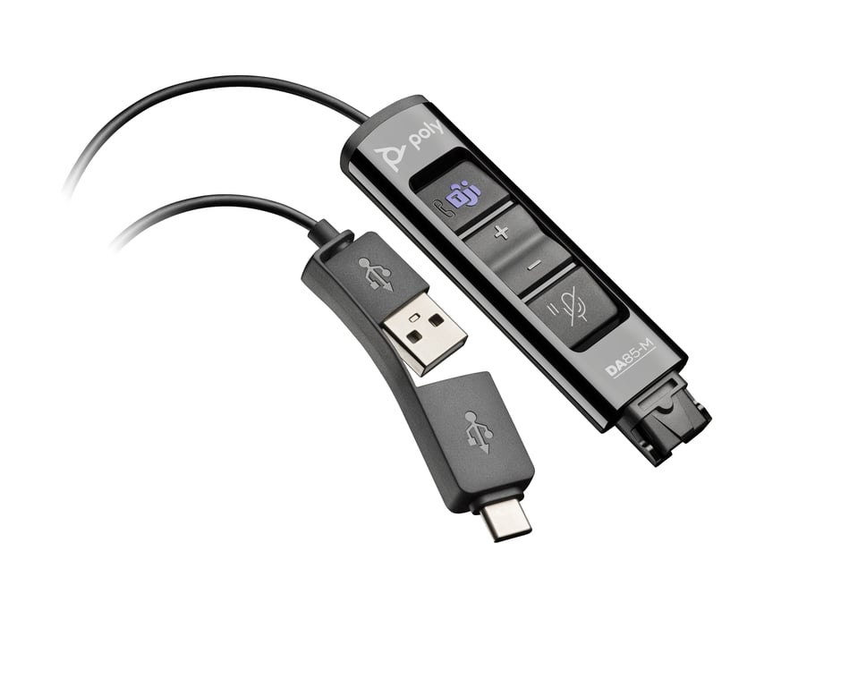 POLY Adaptateur USB vers QD DA85 compatible TAA Neuf