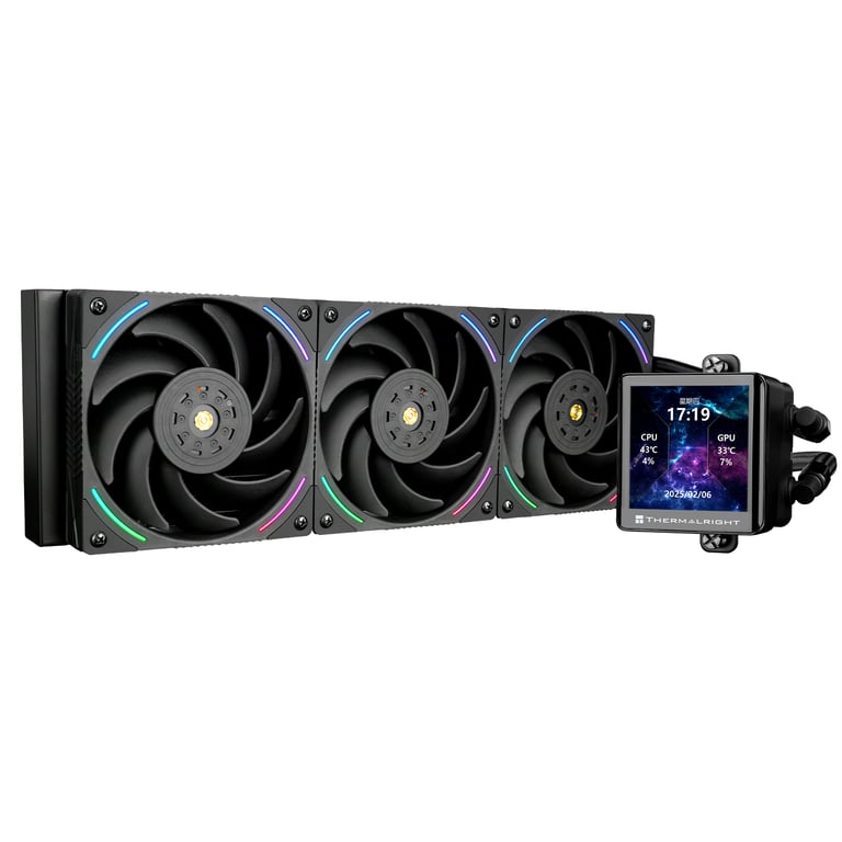 Thermalright Frozen Vision 360 V2 Kit Watercooling 360mm Écran 2,88  69 CFM ARGB Noir - Neuf