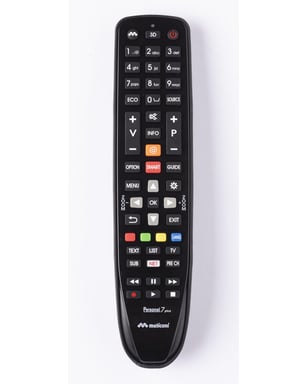 Meliconi Gumbody Personal 7 plus telecomando IR Wireless TV Premi i pulsanti