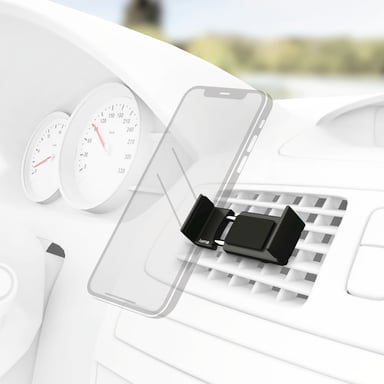 Soporte universal para smartphones de 6 a 8 cm de ancho, negro