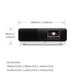 BenQ X500i vidéo-projecteur Projecteur à focale courte 2200 ANSI lumens DLP 2160p (3840x2160) Noir, Blanc
