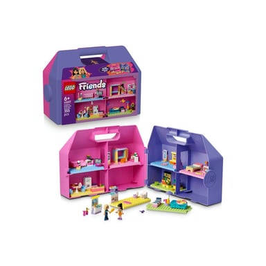 LEGO Friends 42697 Valise Maison de Poupée Créative 355 pièces 2 mini-poupées Liann et Nova Rose et violet - Neuf