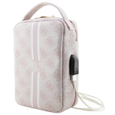 Guess Bolsa de viaje USB modelo Stripe 4G Rosa