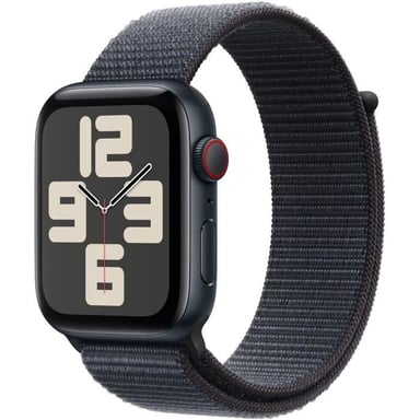 Apple Watch SE GPS + Cellular - 44mm - Boîtier Midnight Aluminium - Bracelet Ink Sport Loop - Neuf