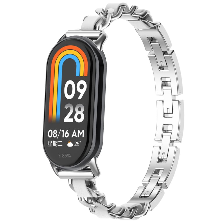 INF Bracelet NFC Xiaomi Band 9/9 Argent - vue 2