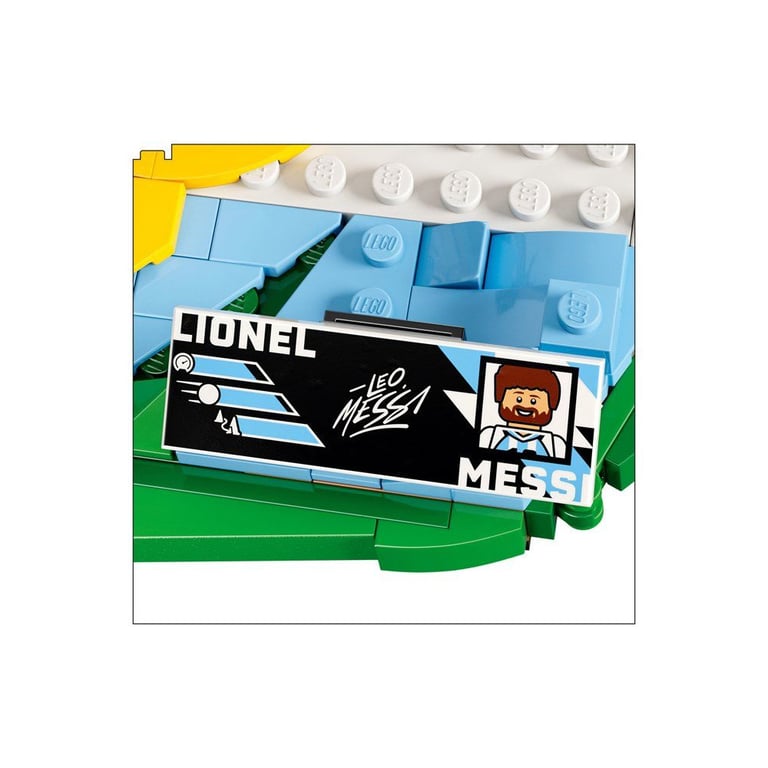 Set d'exposition LEGO Editions 43011 Lionel Messi Best Of 500 pièces Minifigurine Multicolore - Neuf