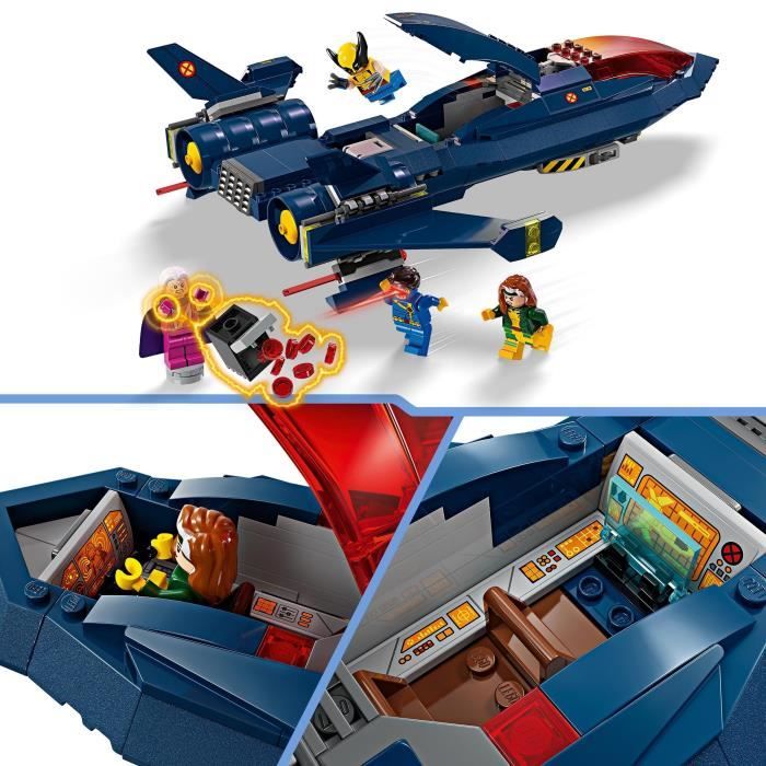 Lego Marvel Le X jet Des X men 76281 Lego - vue 4