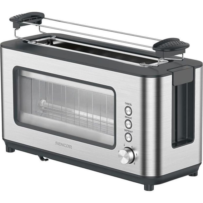 Grille-Pain Sencor STS 4050SS – Fente Longue, 1200W, 6 Niveaux - vue 1