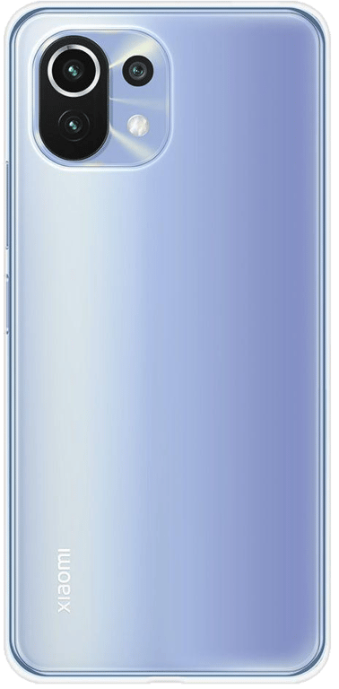 Coque silicone unie compatible Transparent Xiaomi Mi 11