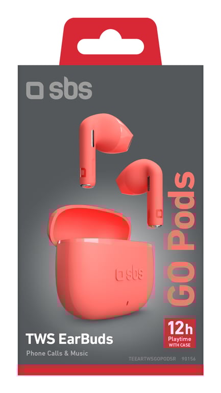 SBS Go Pods Casque True Wireless Stereo TWS Ecouteurs AppelsMusique USB Type C Bluetooth Neuf - vue 3