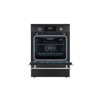 Cuisinière induction CONTINENTAL EDISON CECI60FPB 3 feux 65 L pyrolyse commandes tactiles et manettes Noir L60 x H85 x P60 cm
