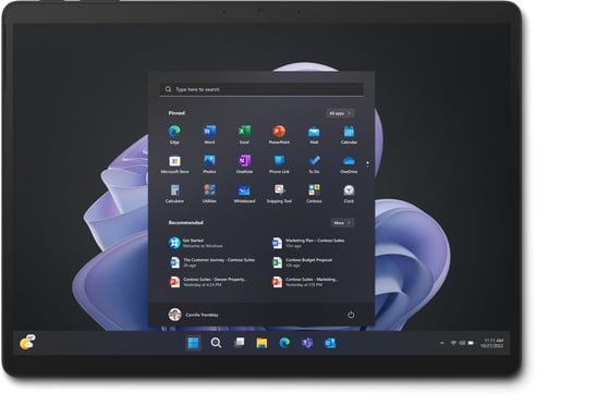 Microsoft Surface Pro 9 Intel® Core™ i7 256 Go 33 cm (13'') 16 Go Wi-Fi 6E (802.11ax) Windows 10 Pro Graphite