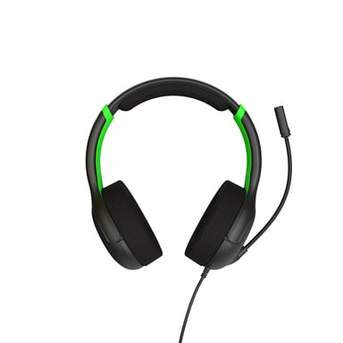 PDP Airlite Glow Auriculares Alámbrico Diadema Juego Negro, Verde