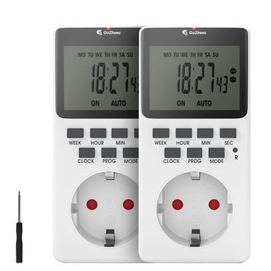 Francia 2 unidades de interruptor temporizador digital