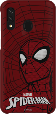 Coque Marvel Spider-Man Smart Cover pour Galaxy A40 Rouge