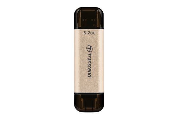 Transcend JetFlash lecteur USB flash USB Type A / USB Type C 3.2 Gen 1 3.1 Gen 1 Or Neuf - vue 4