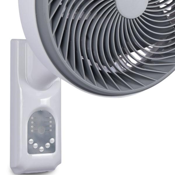 Ventilateur Mural Daewoo DW9011 25cm 3 Vitesses 5 Pales Télécommande - vue 3