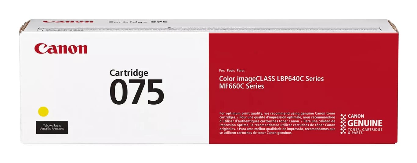 Canon 075 cartuccia toner 1 pz Originale Giallo - Neuf