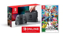 Nintendo Switch + Super Smash Bros. Ultimate + 3 Months Online videoconsola portátil 15,8 cm (6.2'') 32 GB Wifi Gris