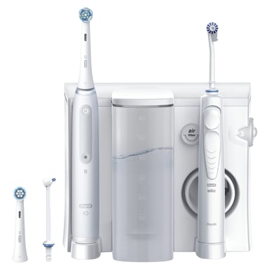 Oral-B iO4 & OxyJet Adulto Cepillo dental oscilante Blanco