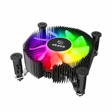 Akasa AK-CC6615BP01 système de refroidissement d'ordinateur Processeur Refroidisseur d'air Noir 1 pièce(s) - Neuf