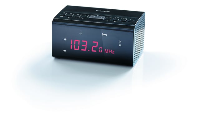 Thomson CR50 Radio portable Horloge Noir