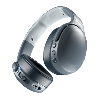 Skullcandy Crusher Evo Cuffie ad archetto cablate e wireless Chiamate/musica USB Type-C Bluetooth Grigio