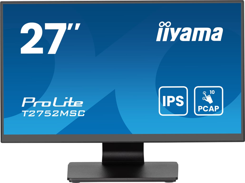 iiyama ProLite T2752MSC B1AG écran plat de PC 68 6 cm 27 1920 x 1080 pixels Full HD LED Écran tactile Neuf - vue 2