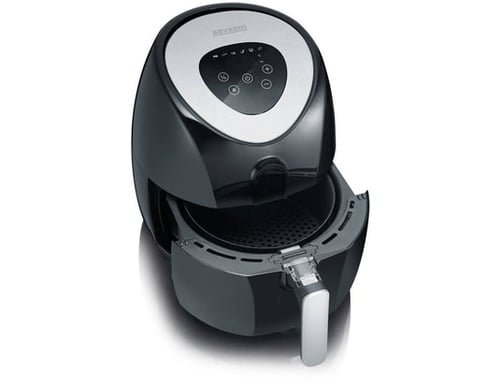 Severin FR2446 Sencillo 11 L Independiente 2000 W Freidora de aire caliente Negro, Plata