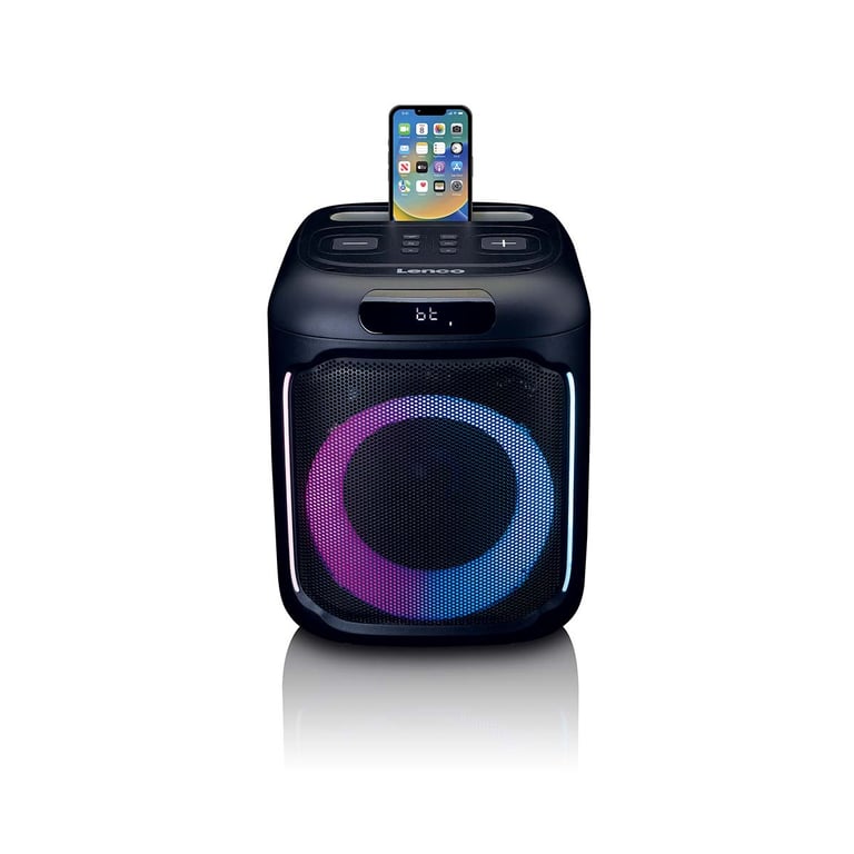 Enceinte TWS Bluetooth 5.0 Compacte IPX4 RMS avec Éclairage LED et Micro Neuf - vue 3