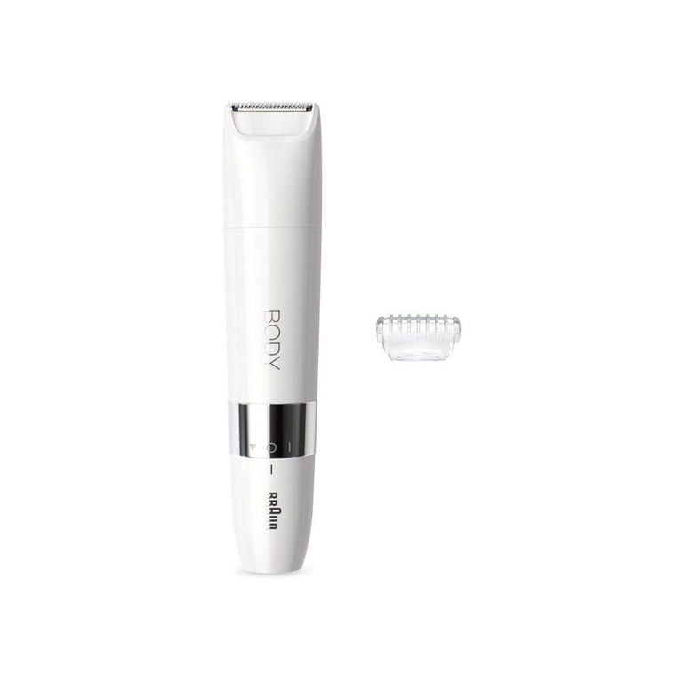 Tondeuse corps Braun BS1000 mini Blanc Wet & Dry techn. allemande 4 mm batterie AA - Neuf