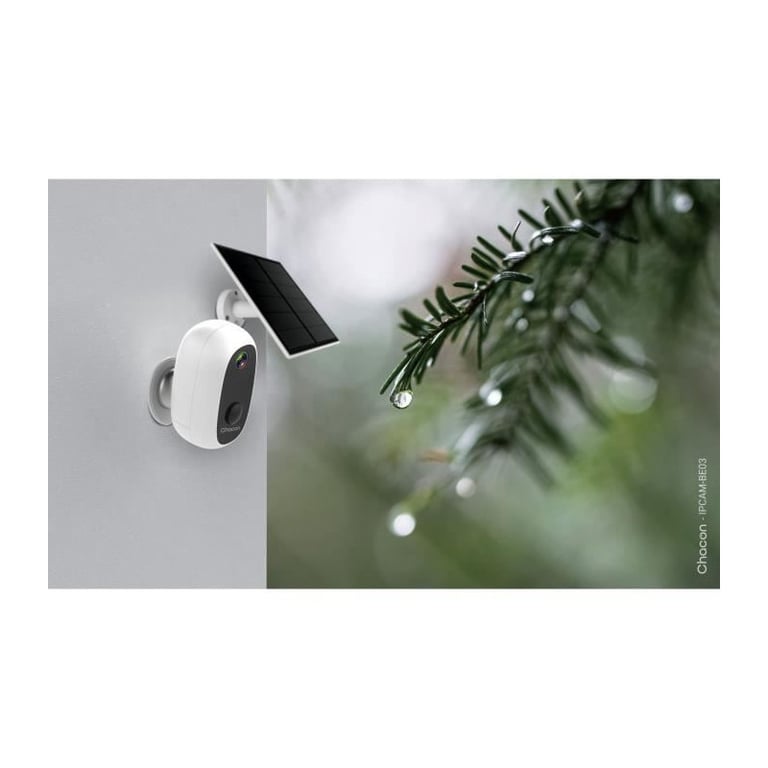 2 caméras avec panneau solaire CHACON 2 IPCAM BE03 PS Extérieur WiFi - vue 4