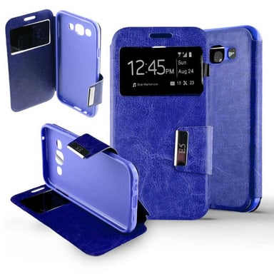 Etui Folio Bleu compatible Samsung Galaxy E5