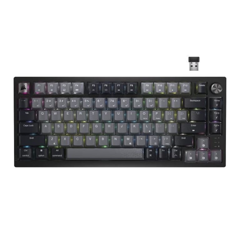 Clavier Mécanique Corsair K65 Plus Wireless – Interrupteurs MLX Fusion, Rétroéclairage RGB - vue 5