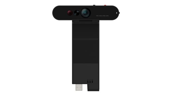 Lenovo ThinkVision MC60 webcam 1920 x 1080 pixels USB 2.0 Noir