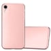 Coque pour Apple iPhone XR en METALLIC OR ROSE Hard Case Housse de protection Étui d'aspect métallique contre les rayures et les chocs