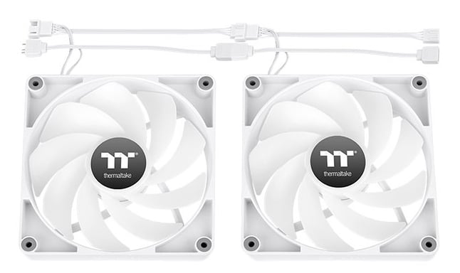 Thermaltake CT140 Reverse ARGB Carcasa del ordenador Ventilador 14 cm Blanco 2 pieza(s)