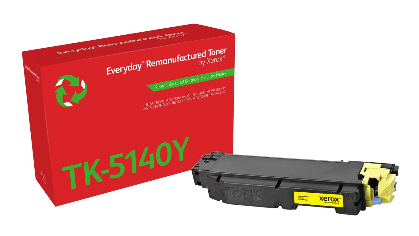 Everyday Rigenerato Toner rigenerato Everyday? di Xerox Giallo compatibile con Kyocera TK Capacità standard - vue 2