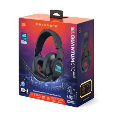 Casque Gaming circum-auriculaire sans fil JBL Quantum 610 - Noir