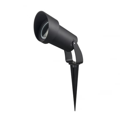 Abrila Abanto Pincho Exterior Clásico 1×GU10 IP65, Negro, 22,8X8,6X8,6