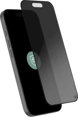 Protège écran pour iPhone 17 / 16 Pro Privé 2.5D Verre organique + Garantie à vie - Certifié GRS Force Glass