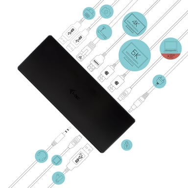 i-tec USB-C/Thunderbolt 3 Triple Display Docking Station + Power Delivery 85W