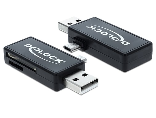 DeLOCK 91731 Lettore di schede di memoria USB 2.0 Nero