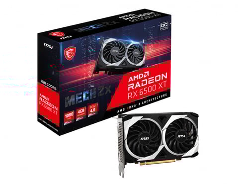 Scheda grafica MSI MECH RADEON RX 6500 XT 2X 4G OC AMD 4GB GDDR6