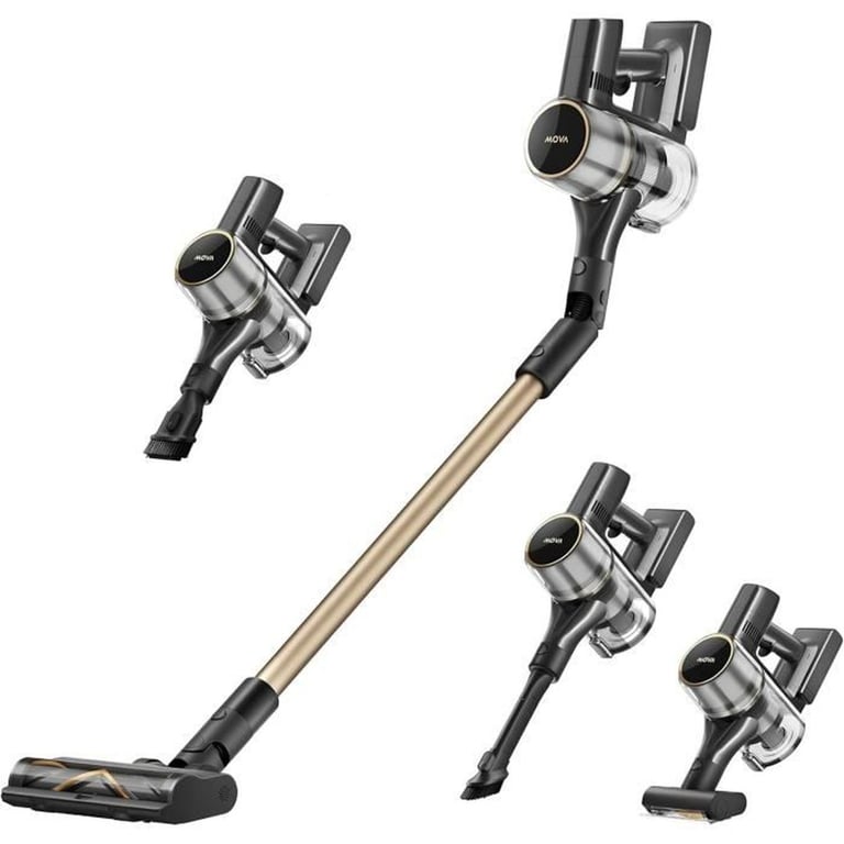 Mova S5 Sense Aspirateur Balai sans Fil Brosse multisurface OptiInsight avec Design Anti nœuds Réglage Intelligent