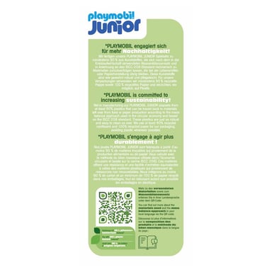 PLAYMOBIL Camión Junior con Garaje y Accesorios